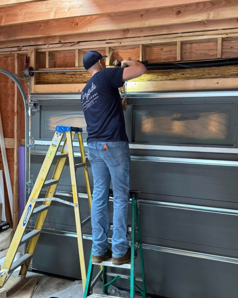 new garage door installation in brick, New Jersey