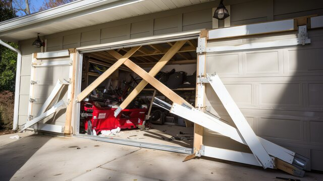 garage door needing repair in monmouth county new jersey
